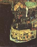 City on the Blue River II (mk12) Egon Schiele